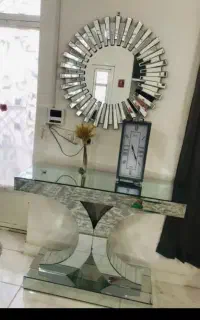 آینه و  کنسول و ساعت