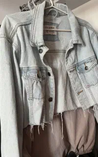 کت‌جین کراپ برند pull & bear