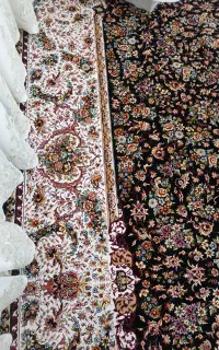 دو عدد فرش کاشان ۱۲ متری