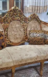 مبل و میز ناهار خوری چوب گردو