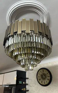 لوستر سه بعدی کریستالی