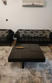 مبل۷نفره کلاسیک ومیز نهارخوری۸نفرومیز وسط یک عسلی