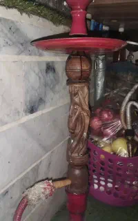 قلیان چوبی کامل