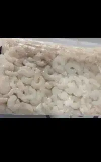 میگو تازه دریایی ،پاک شده .پرداخت درب منزل
