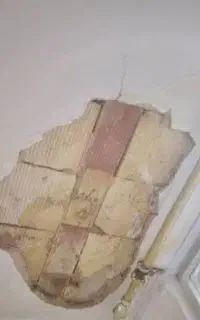 فقط لکه گیری گچکاری انجام می‌شود