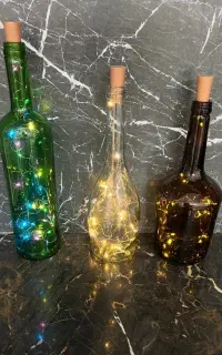 شیشه های تزئینی باطری خور