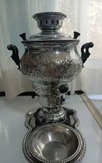 سماور گازی با پا سماوری