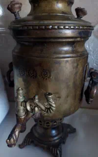 سماور ذغالی برنجه قدیمی