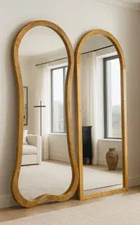 آینه قدی چوبی