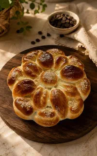 نان صبحانه خانگی