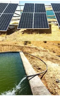 پمپ آب خورشیدی بدون برق شهری، مناسب باغ و چاه