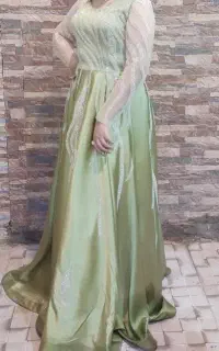 لباس کار شده سنگ دوزی