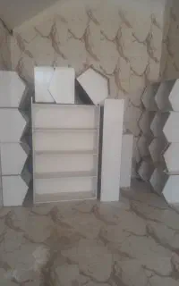 قفسه و استند آجیل mdf نو