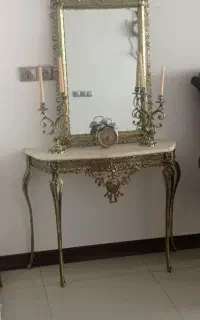 اینه کنسول برنجی