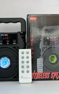 اسپیکر بلوتوثی ۳ اینچ kts 1093/فلش خور/تک و عمده