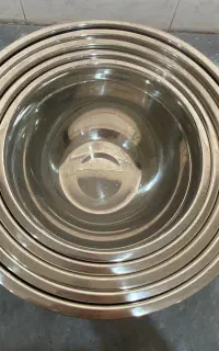 سرویس لگن استیل ۵ عددی