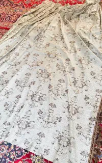 والون پرده کاملا سالم با گیره توپی