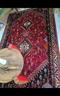 فرش ۶ متری دستباف عشایری شیراز ( پشم)