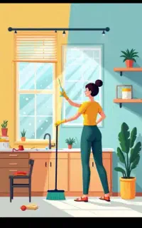 آشپزی و نظافت منزل