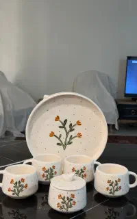 ظروف چای خوری دست ساز