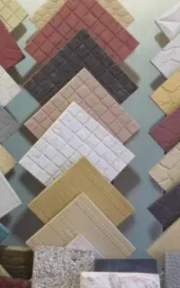 کارگر برای کار در موزاییک سازی