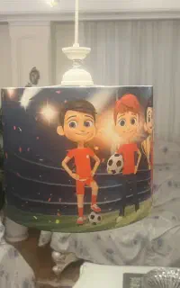 لوستر و ساعت اتاق کودک فوتبالی مارک دکوفان