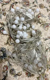 دو طرح ریسه با چند حالت نور آفتابی