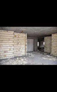 دیوارچینی سیمانکاری و تخریب