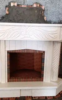 شومینه سنگی کباب پز