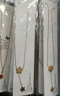 گردنبند زنونه استیل کاملا رنگ ثابت