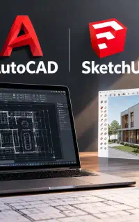 آموزش اتوکد اسکچاپ و کرونا در یک جلسه