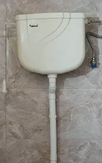 روشویی + آینه +  فلاش تانک