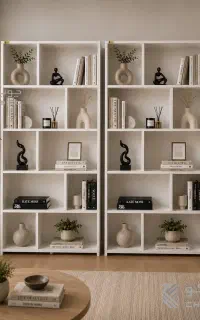 کتابخانه ایستاده چوبیکو مدل آریو