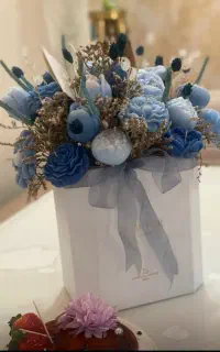 باکس گل شمع