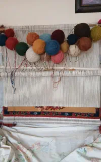 قالی یک در یک و نیم