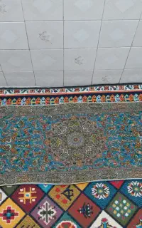 پارچه ترمه دوزی نو قیمت۶۰۰۰۰۰