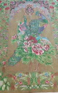 فرش ابریشم زرنیرن