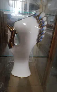 گلدون استوانه شیشه ای