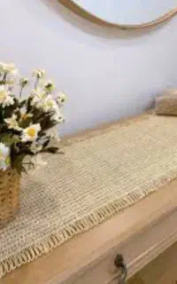 رانر رومیزی حصیری