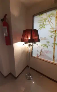آباژور ایستاده رنگ ثابت استیل