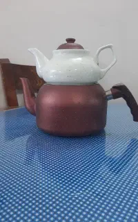 کتری و قوری و سینی