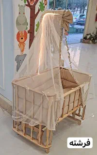 تولید کنار مادر سیسمونی گ مدل پرنسس  کودک مهتاب