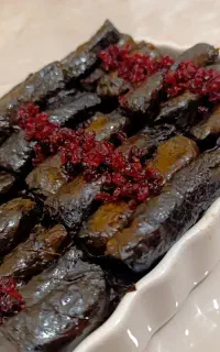 دلمه با برگ تازه