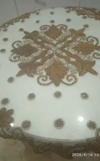 رومیزی هندی سنگین وپرکار