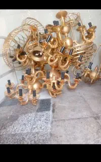 جمع آوری لوستر خراب و سالم