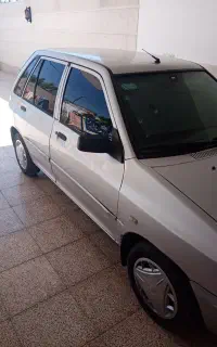 پراید111نقره ای