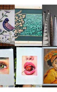 آموزش طراحی مدادرنگی و سیاه قلم...
