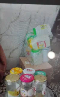 بطری پلاستیکی و شیشه خیار شوری