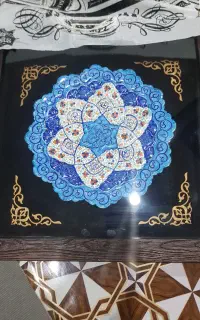 بشقاب میناکاری