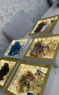 گردنبند دستبند مو  و دسته کلید رزینی و تابلو